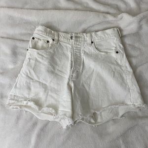 Dad fit high rise shorts